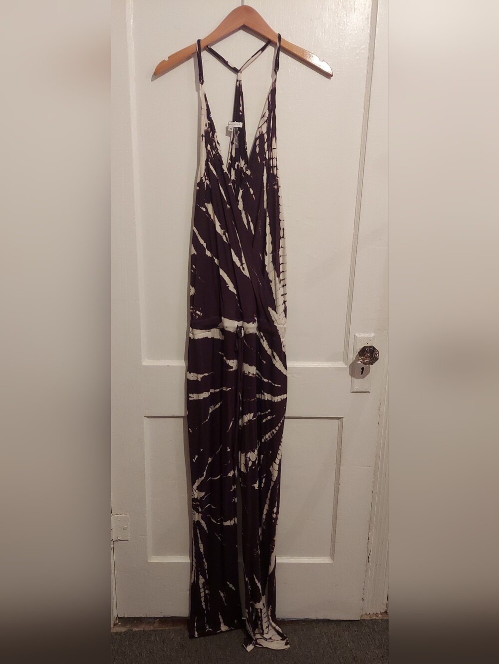 Young Fabulous & Broke Bohemian Jumpsuit Womens XLarge tie-dye Slim Fit